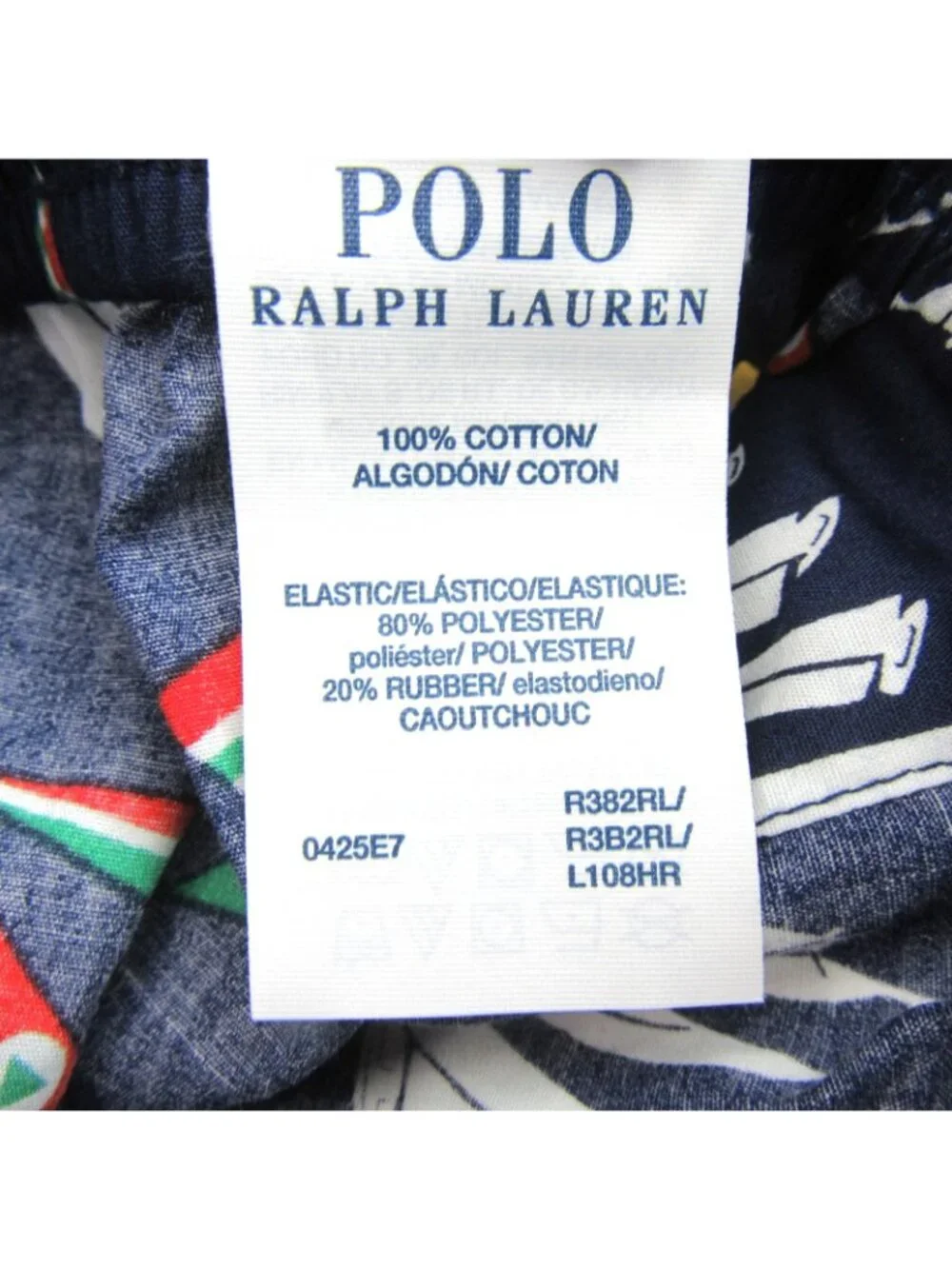 Polo Ralph Lauren Signature Windward Sail Print Boxer Shorts Mens Size Large NEW